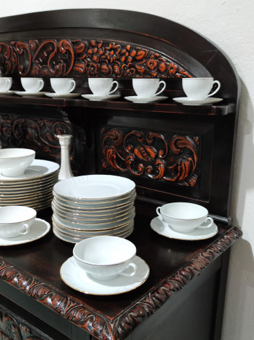 Vajilla Irabia de 83 piezas