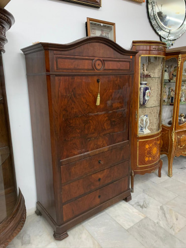 Mueble taquillón en palma de caoba