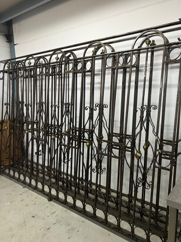Rejas de hierro macizas y bronces