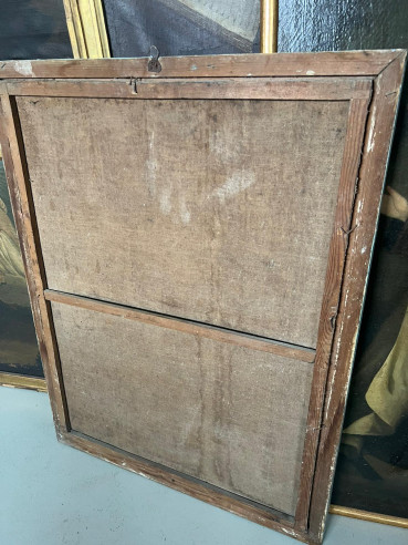 Alegoría o una santa dedicada a obras de...