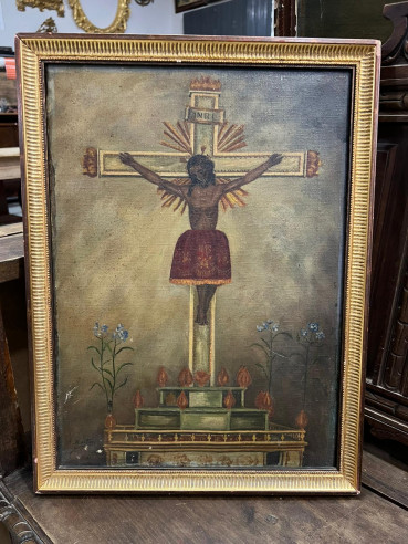 Óleo de Señor Crucificado