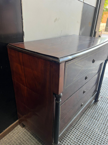 Cómoda Escritorio Valenciana en caoba con...