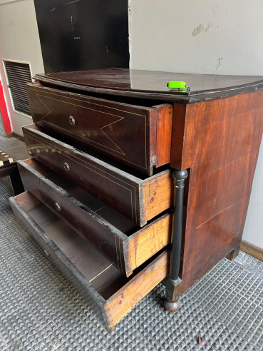 Cómoda Escritorio Valenciana en caoba con...