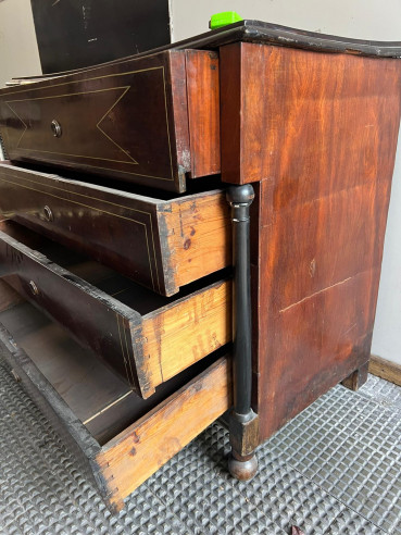 Cómoda Escritorio Valenciana en caoba con...