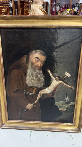 Antiguo Óleo del Beato: Diego José de Cádiz