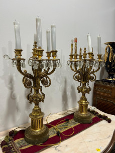 Antiguos candelabros de época 2